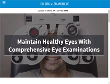 Tablet Screenshot of optometristathenstn.com